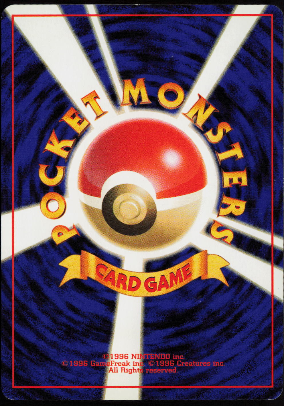 Rhyhorn Common Pokemon Jungle LP (Back)