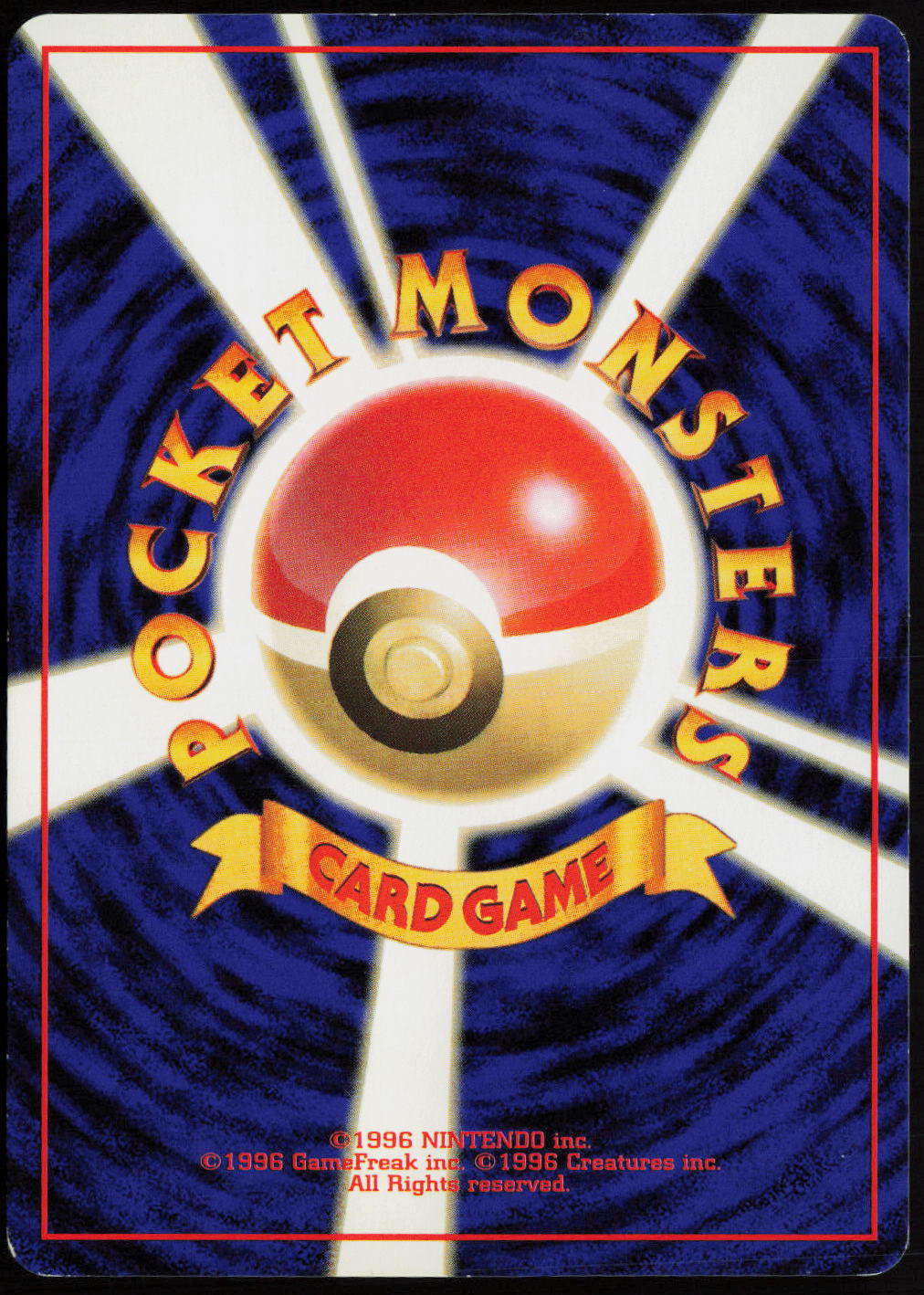 Rhyhorn Common Pokemon Jungle  LP (Back)