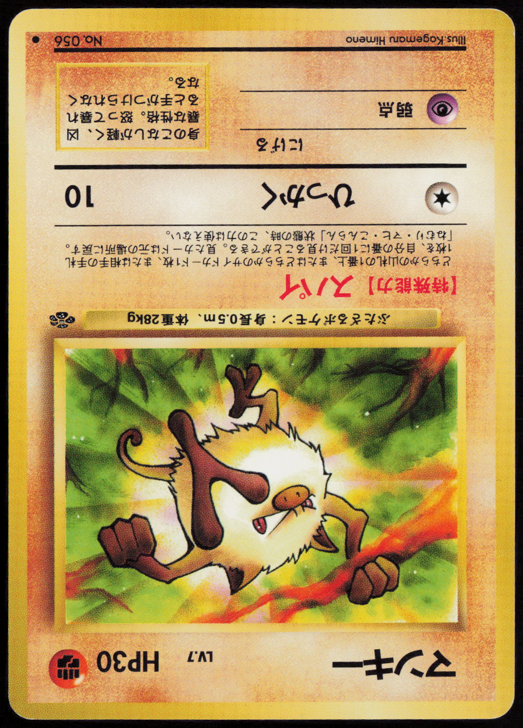 Mankey Common Pokemon Jungle  LP