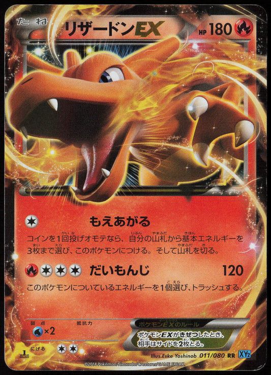 Charizard EX - Double Rare XY2: Wild Blaze 011/080 LP